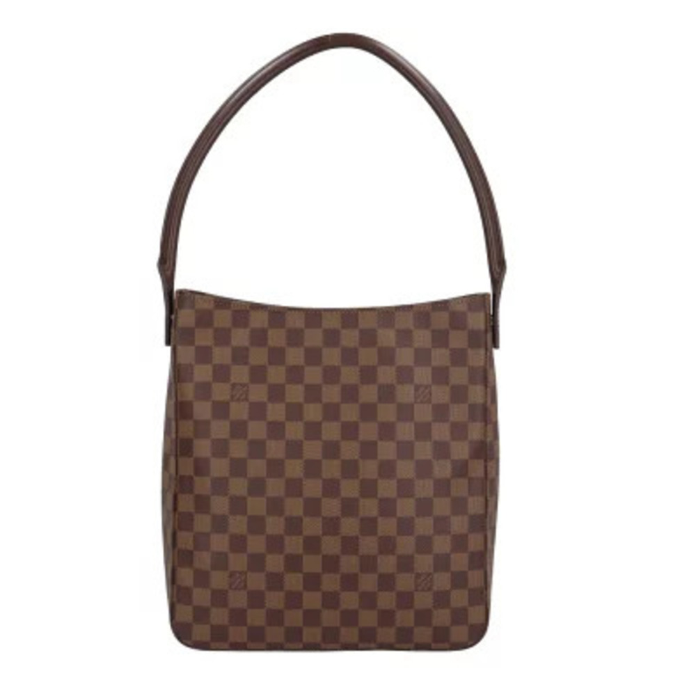 Louis Vuitton Looping Monogram Shoulder Bag Canvas Brown